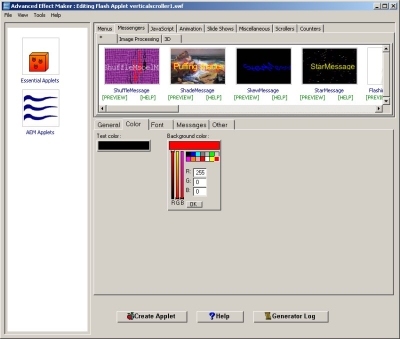 Advanced Effect Maker Freeware Edition Screenshot